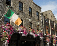 Dublin - the famous Temple Bar District