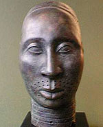 Lagos - National Museum, the Benin bronze statues