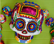 Mexico City, Dia de los Muertos, sugar skull