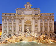 Rome - the Trevi Fountain - favorite locals hangout