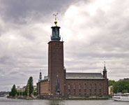 Stockholm - the City Hall, where Nobel Prize banquet is held each year